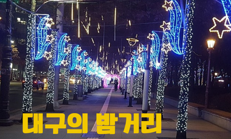 대구의 밤거리