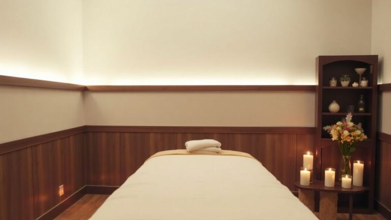 스웨디시 마사지 받는 모습